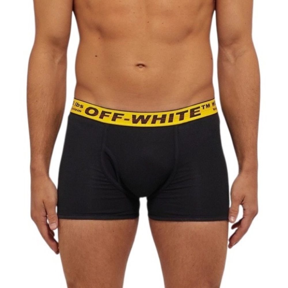 Off-White Black Boxer Briefs Size Medium